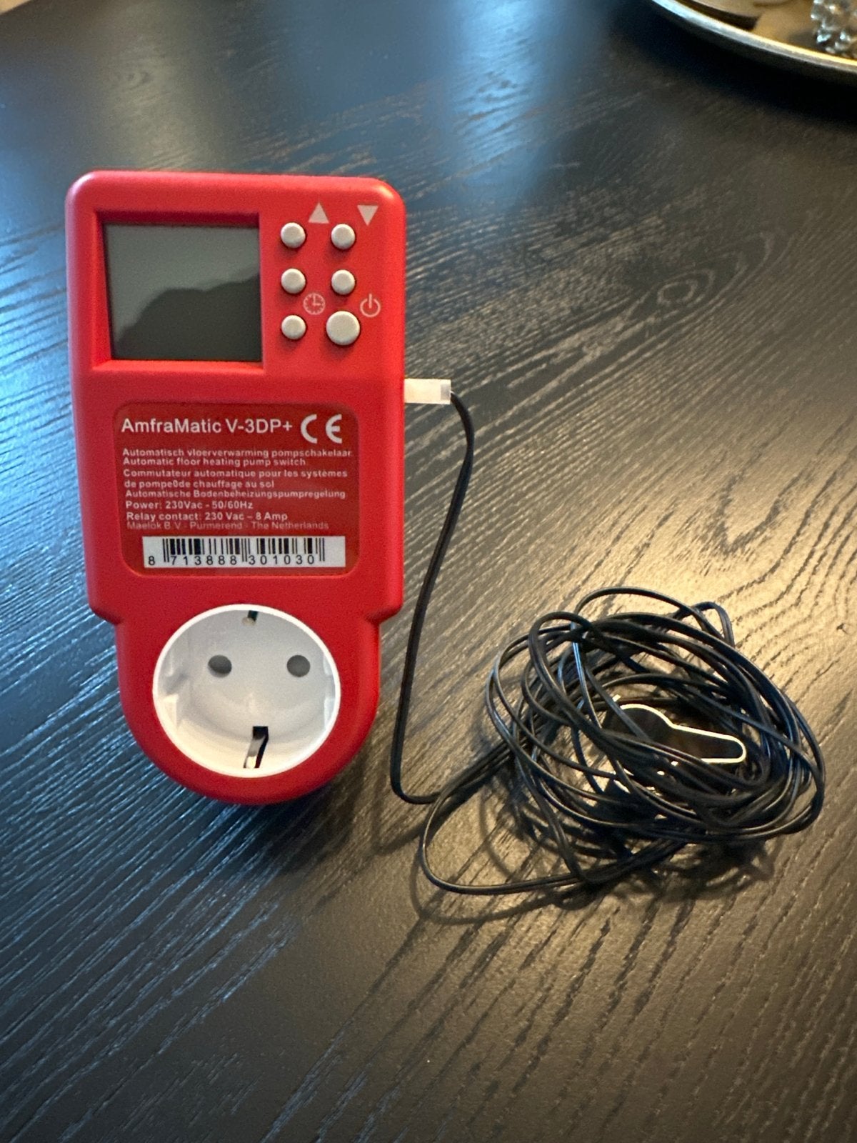 AmfraMatic V-3DP+ Vloerverwarming Pompschakelaar, Doe-het-zelf en Verbouw, Thermostaten, Ophalen of Verzenden, Zo goed als nieuw