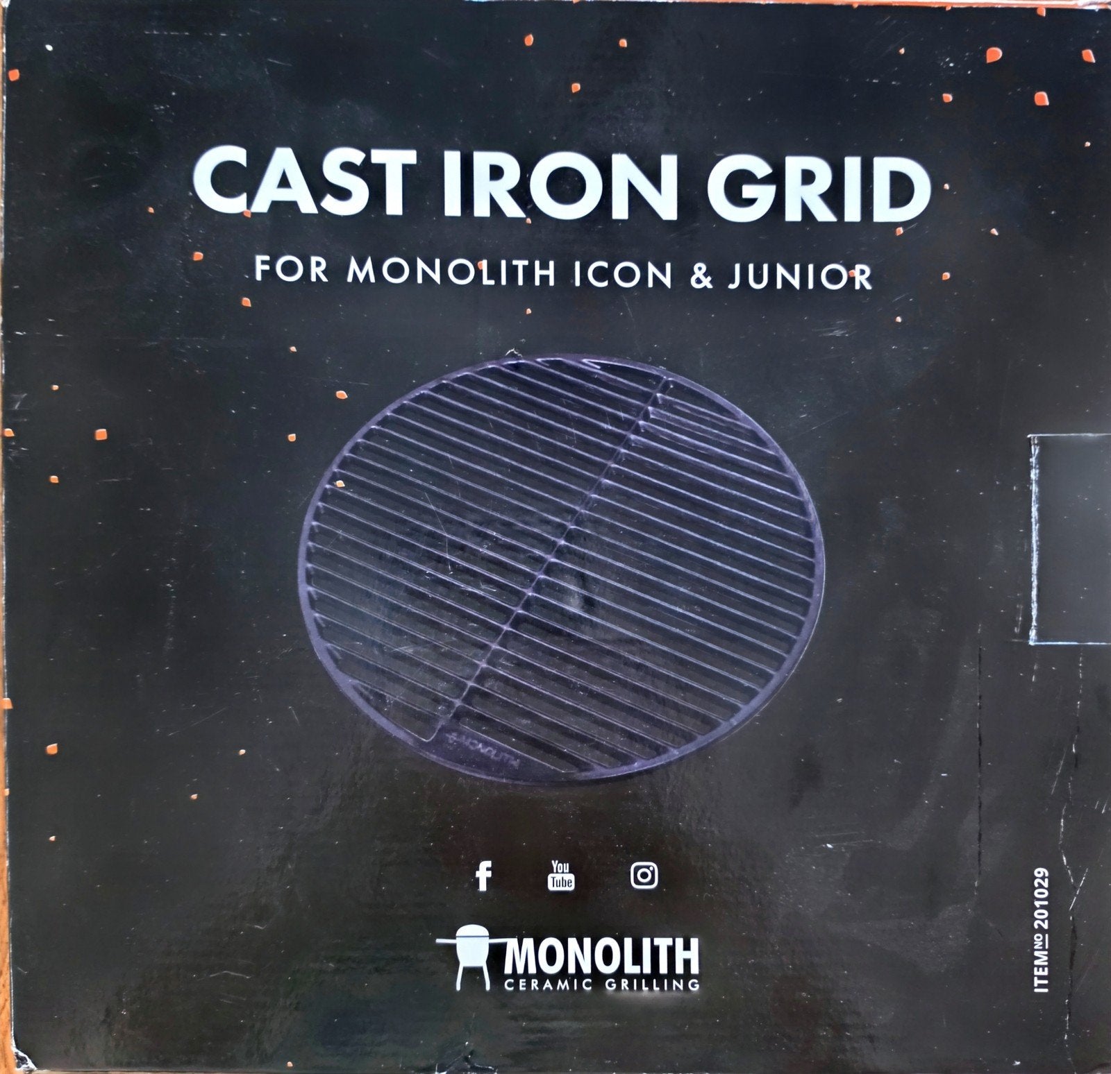 Monolith cast iron grid / gietijzer rooster voor Icon & Juni, Ophalen of Verzenden, Nieuw, Monolith