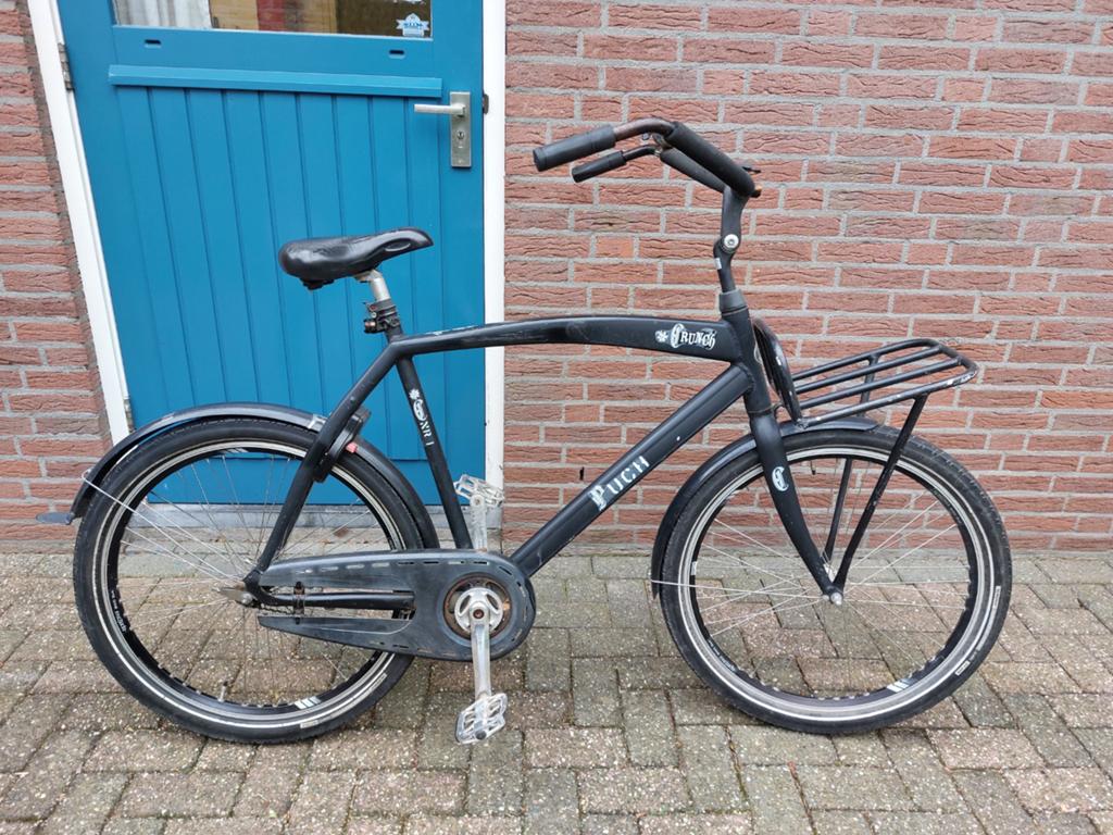 Puch Crunch Transportfiets Met Terugtraprem., Fietsen en Brommers, Fietsen | Heren | Herenfietsen, 57 tot 61 cm, Ophalen, Gebruikt