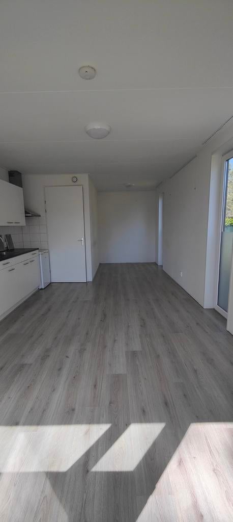 Laminaat grijs eiken (>23m2), Ophalen, 50 tot 150 cm, Zo goed als nieuw, 10 m² of meer