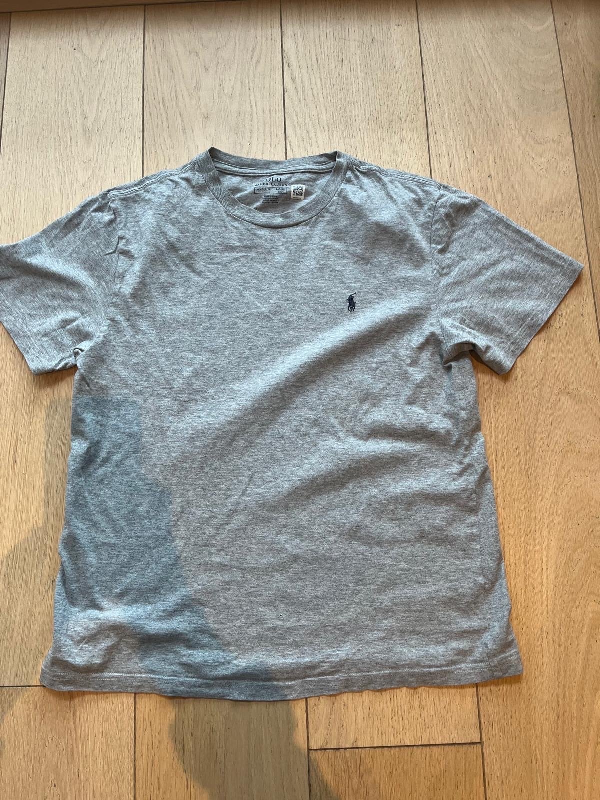 Polo Ralph Lauren T-shirt Grijs Maat L (14-16 jaar), Ophalen of Verzenden, Zo goed als nieuw