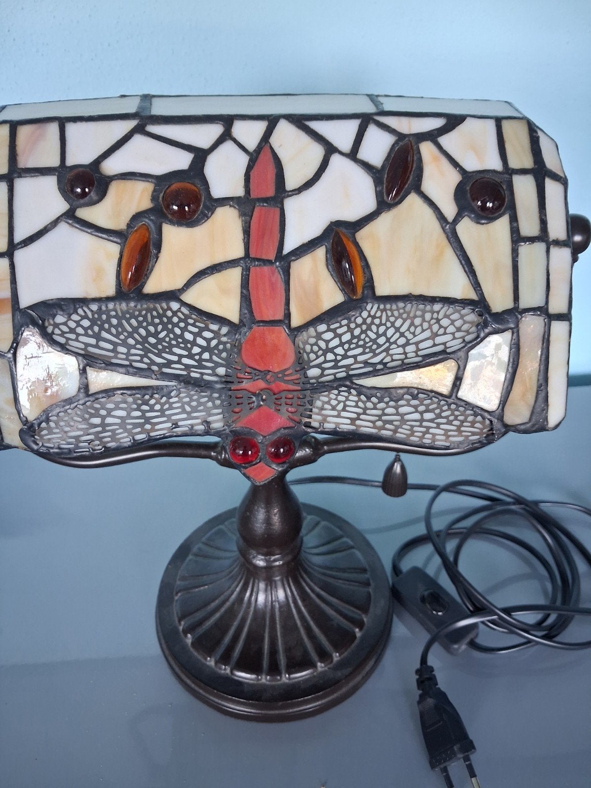 Te koop: Tiffany Dragonfly-lamp, Ophalen of Verzenden