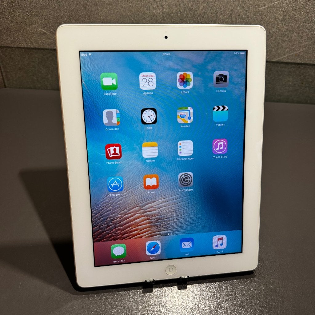 iPad 2e gen. 9.7” mod A1395 zilver 16GB opslag 512 MB RAM, Computers en Software, Apple iPads, Gebruikt, Apple iPad, 16 GB, Wi-Fi