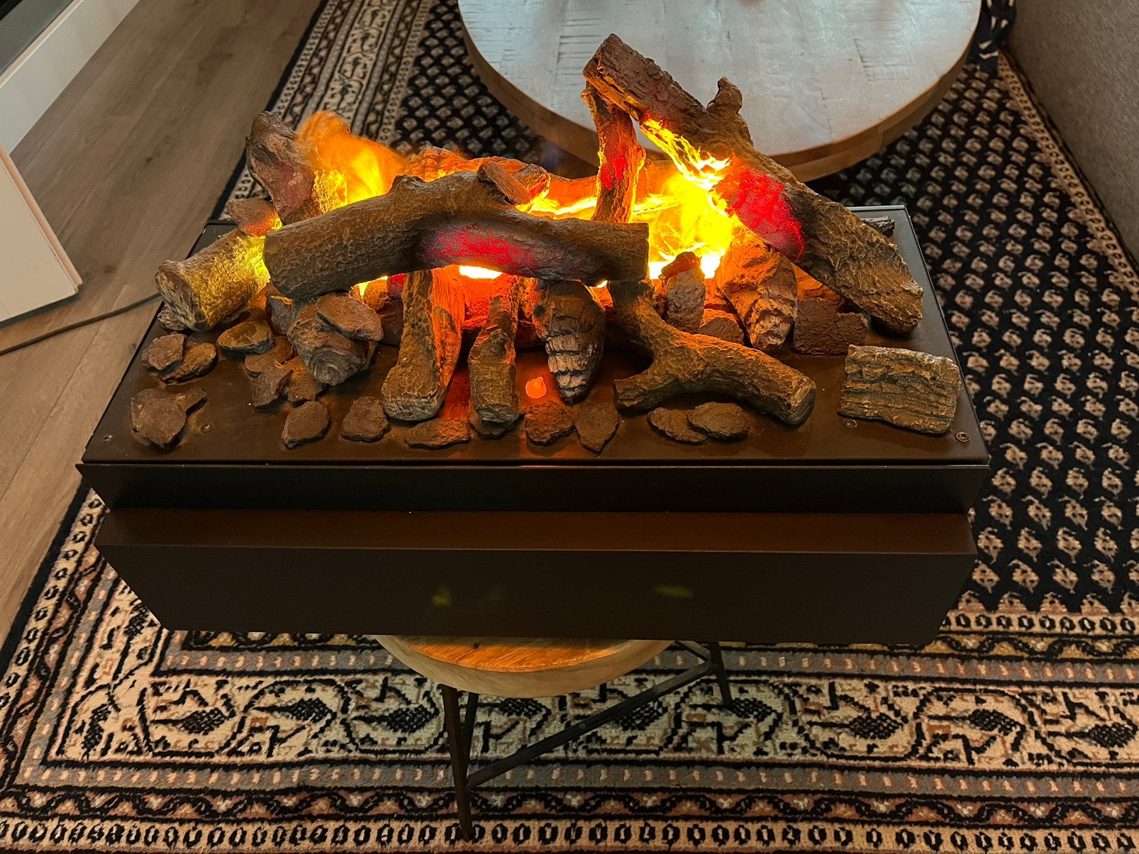 Dimplex cassette M - opti-myst elektrische waterdamphaard, Ophalen, Zo goed als nieuw, Vrijstaande haard, Elektrische haard