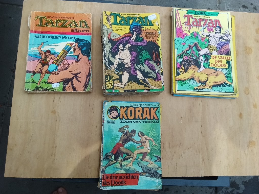 Tarzan stripboeken, Meerdere stripboeken, Ophalen of Verzenden, Gelezen, Tarzan