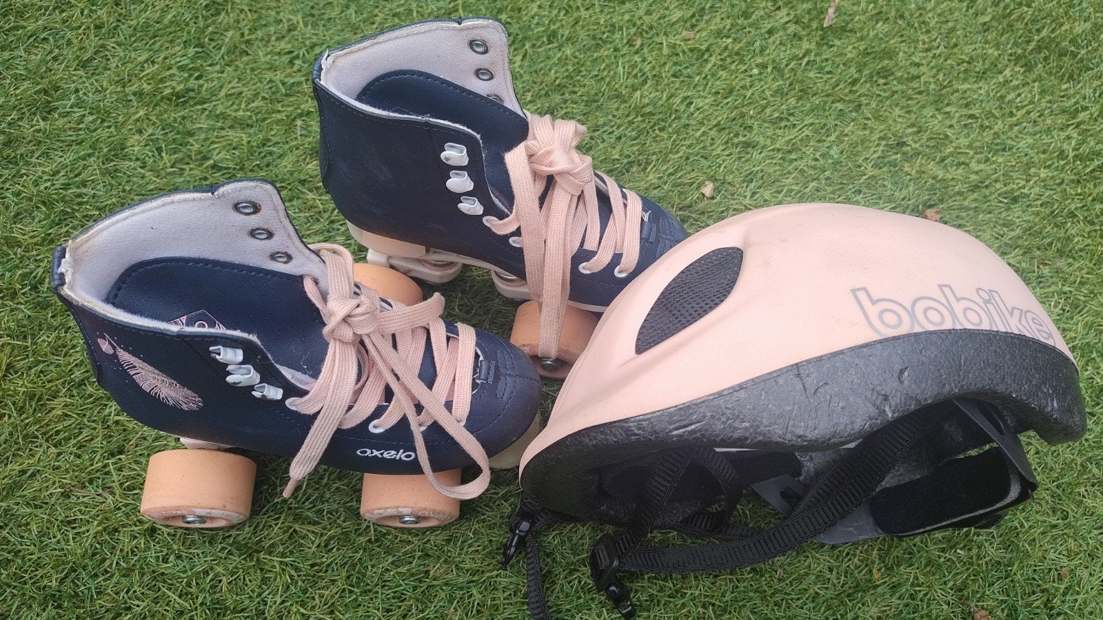 Oxelo rolschaatsen maat 30 in prima staat, Ophalen, Gebruikt