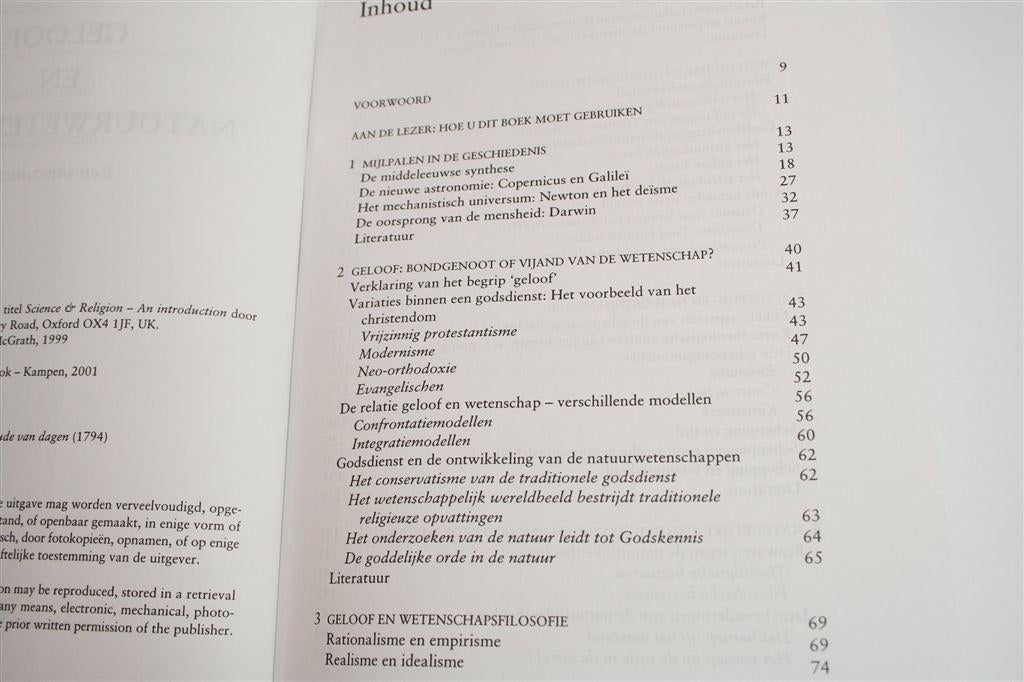 Geloof en Wetenschap — De Visie van Alister McGrath, Ophalen of Verzenden, Gelezen, Natuurwetenschap