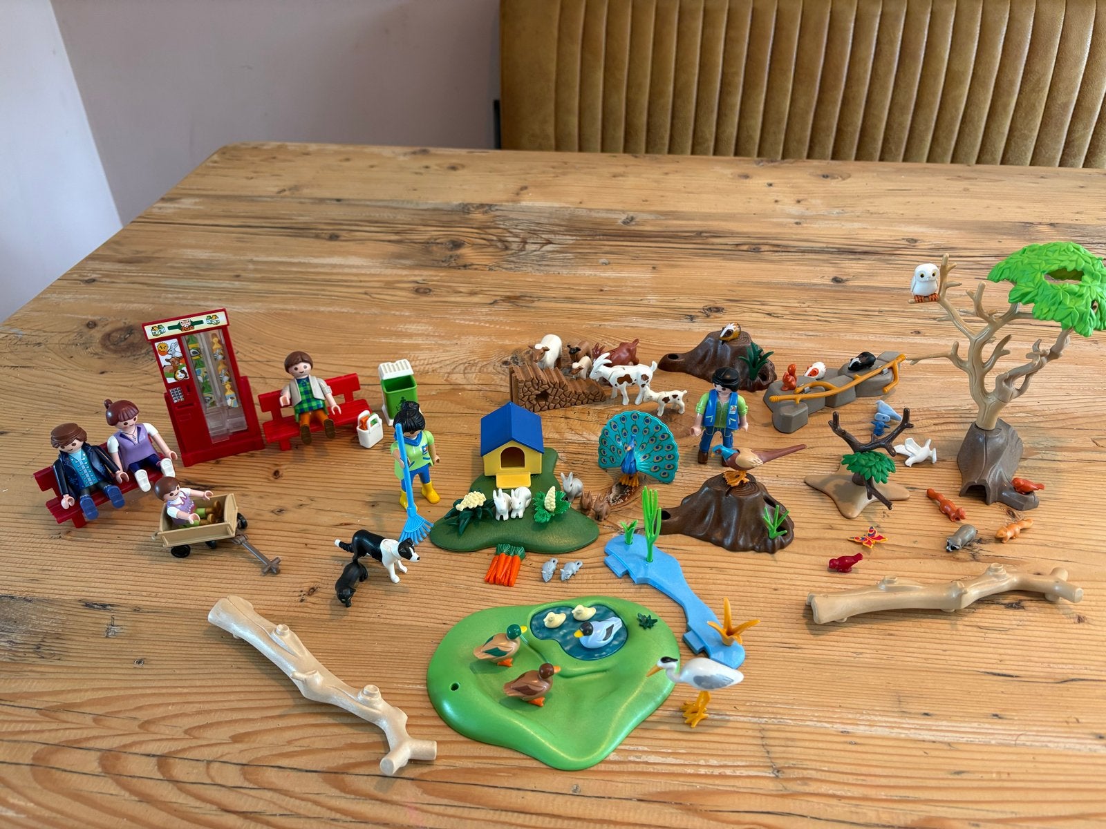 Grote Playmobil dierentuin/boerderij set met veel dieren, Ophalen of Verzenden, Gebruikt, Jongen of Meisje