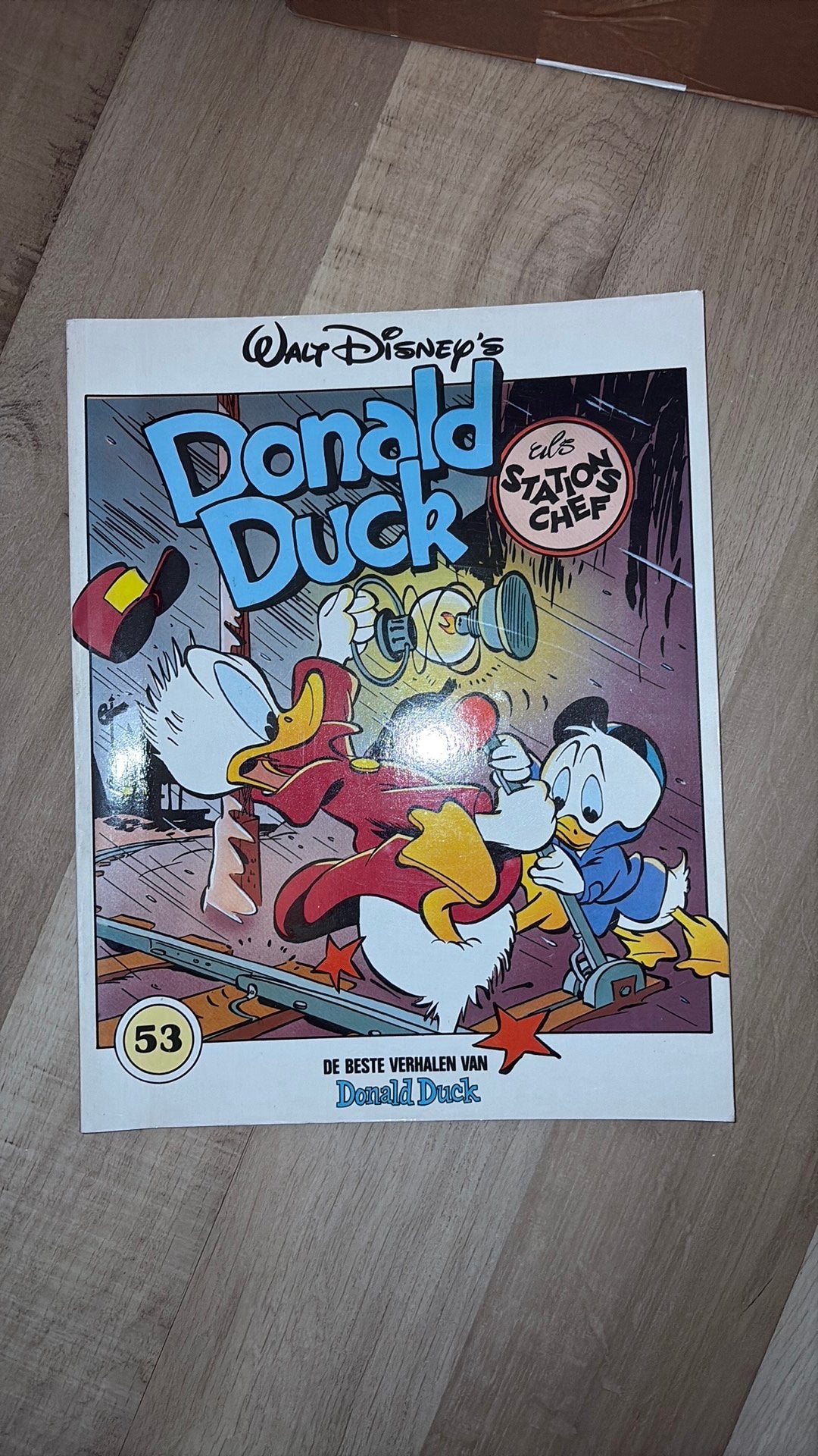 Donald Duck 53 als stationschef misdruk, Eén comic, Ophalen of Verzenden, Zo goed als nieuw, Europa