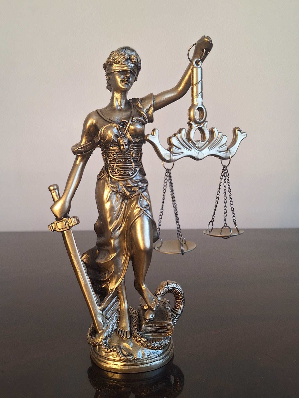 Justitia Beeld, Verzamelen, Beelden en Beeldjes, Zo goed als nieuw, Mens, Ophalen of Verzenden