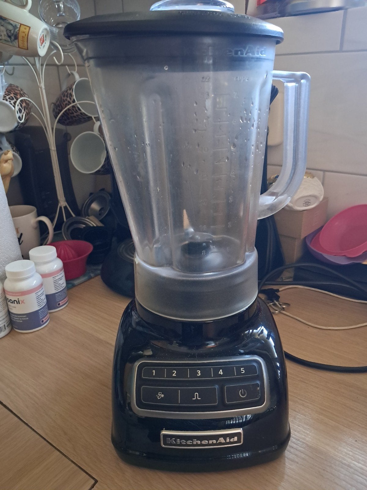 KitchenAid Blender - Zwart, Ophalen of Verzenden, Zo goed als nieuw