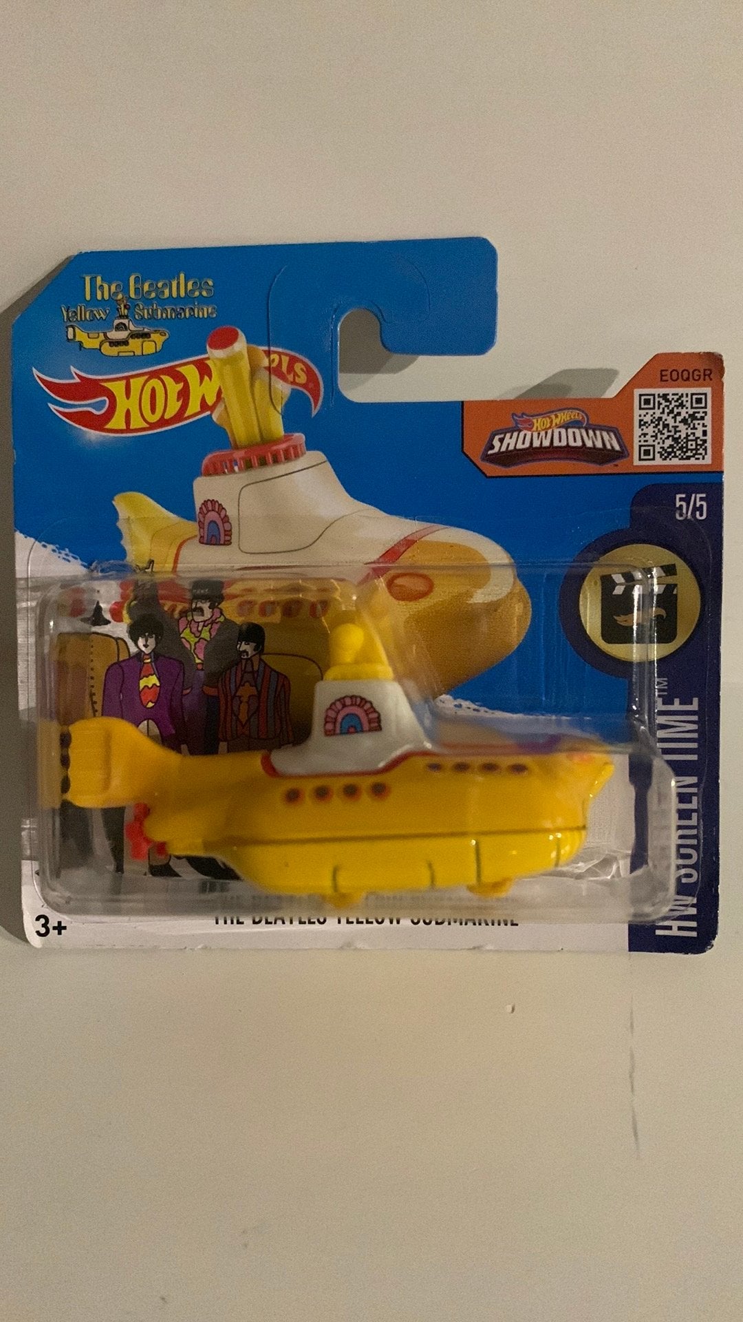 Hotwheels YELLOW SUBMARINE, Ophalen of Verzenden, Zo goed als nieuw, Auto