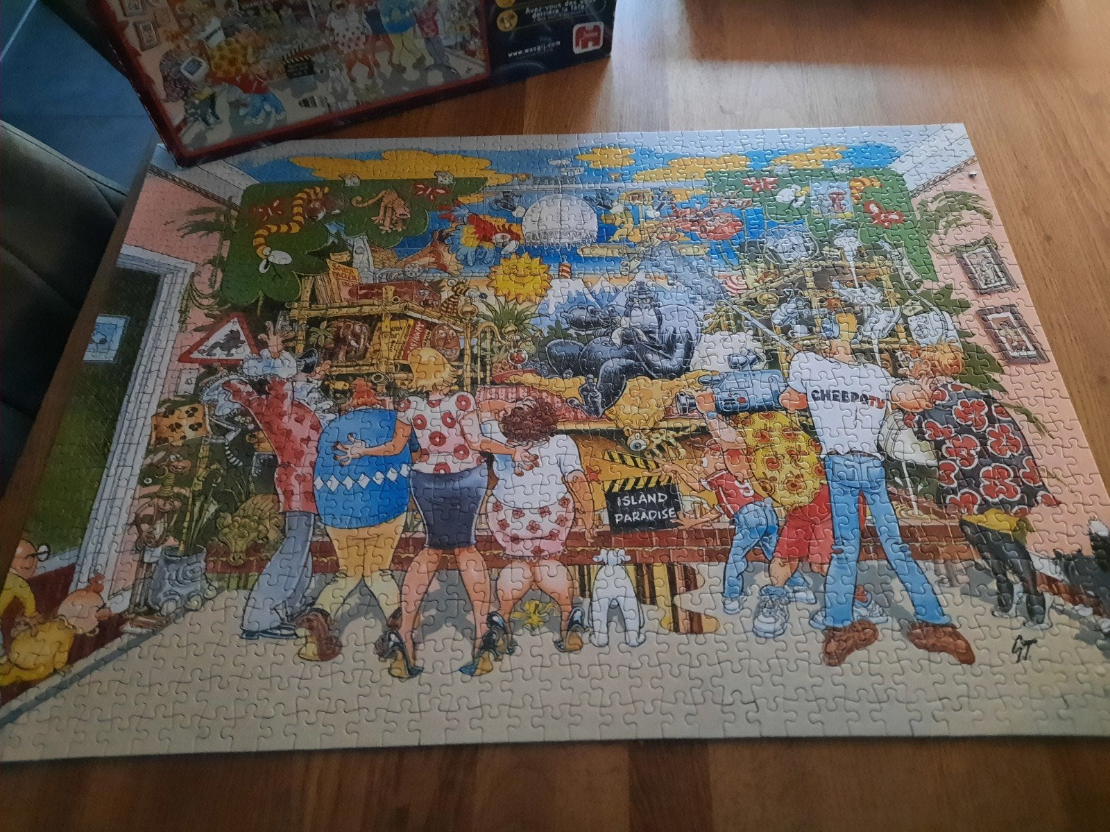 wasgij puzzel nummer 9, Ophalen of Verzenden, 500 t/m 1500 stukjes, Zo goed als nieuw, Legpuzzel
