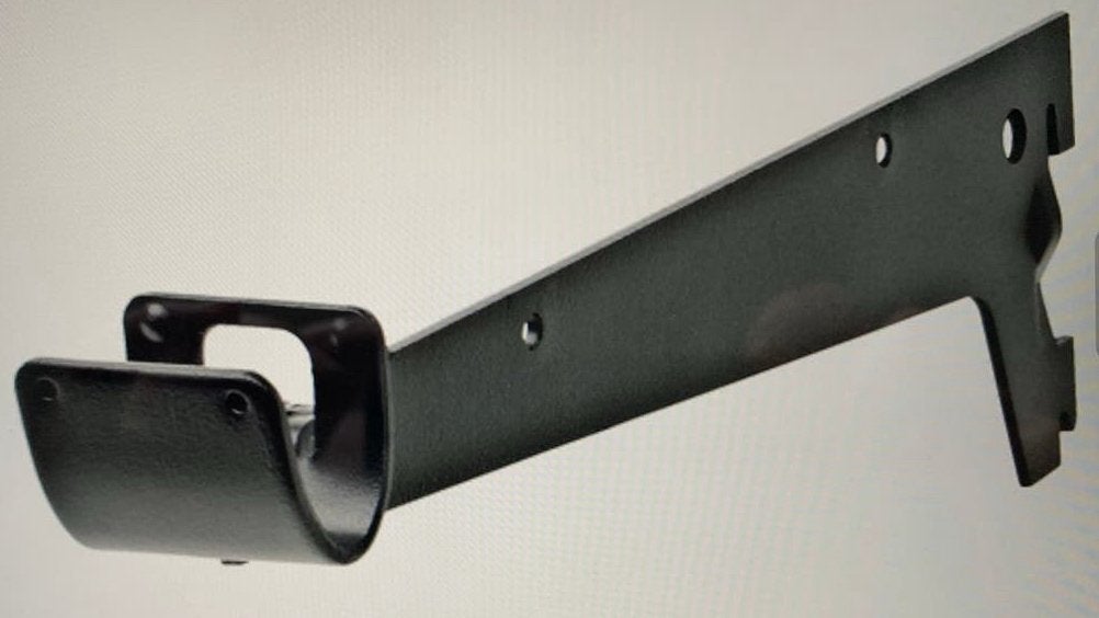 Zwarte plankdrager 330 mm voor wandrailsysteem, Huis en Inrichting, Woonaccessoires | Wandplanken en Boekenplanken, Ophalen of Verzenden