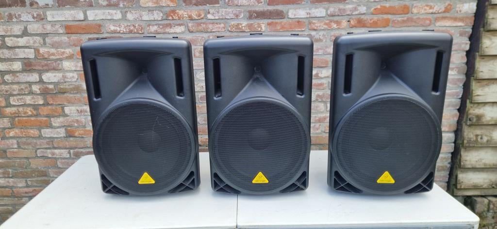 3x Behringer B215xl, Audio, Tv en Foto, Luidsprekers, Ophalen of Verzenden, 120 watt of meer, Subwoofer, Overige merken