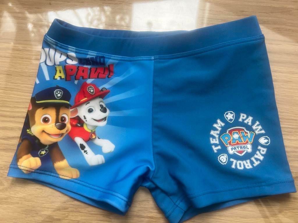Paw Patrol Zwembroek Jongen Maat 104, Maat 104, UV-zwemkleding, Ophalen of Verzenden, Zo goed als nieuw