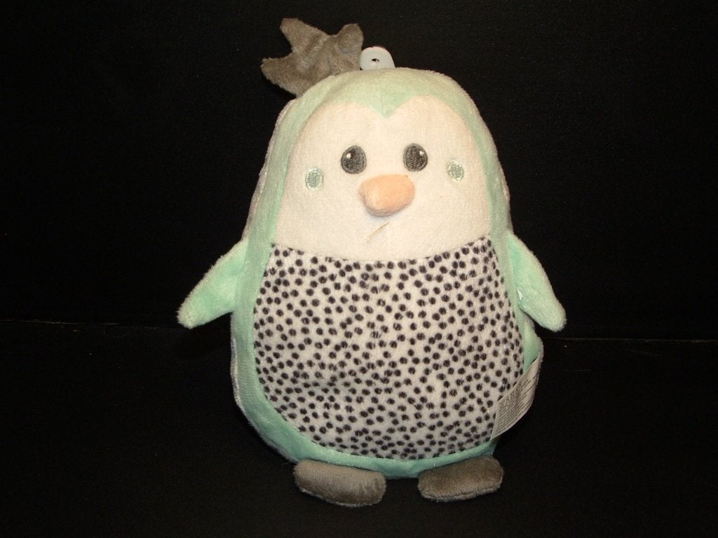 TIAMO PINGUIN VOGEL VELOURS MINTGROEN MET WITTE, Verzenden, Nieuw, Overige typen