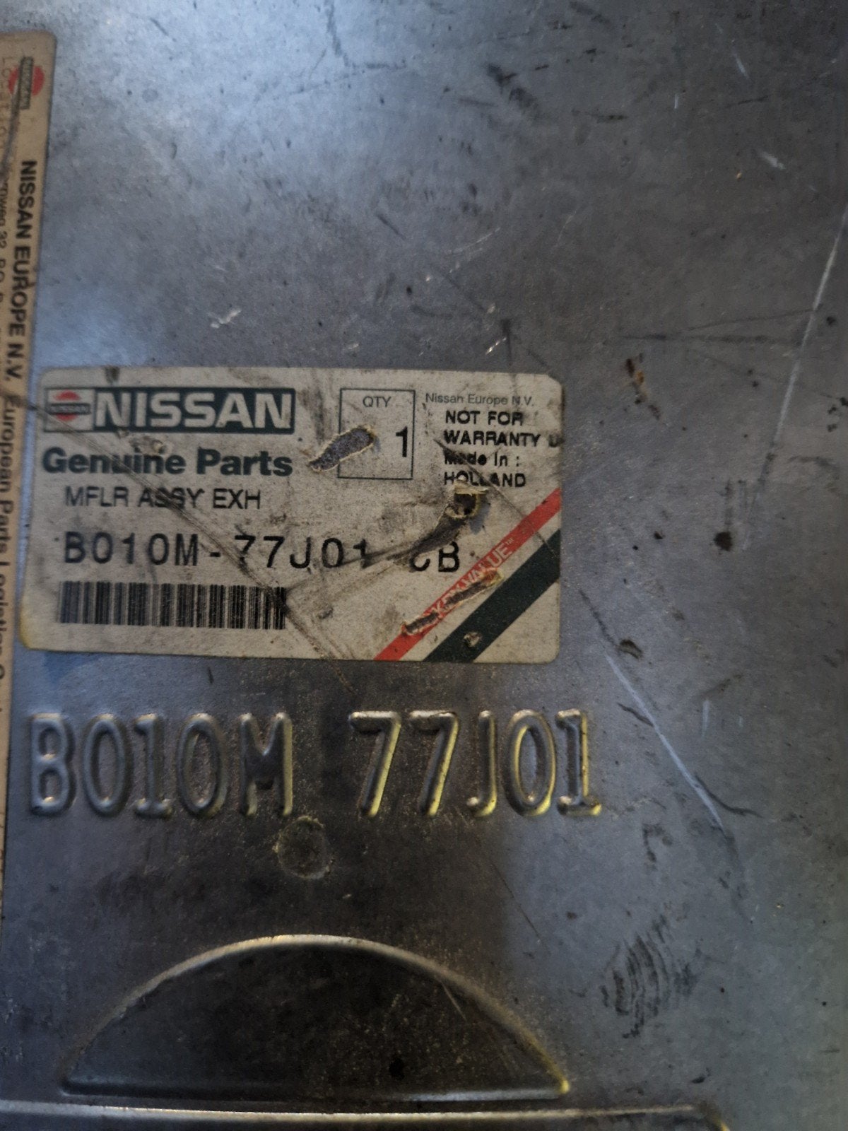 Nissan Primera Diesel uitlaat achter demper B010M-77J01, Ophalen of Verzenden, Gebruikt, Nissan