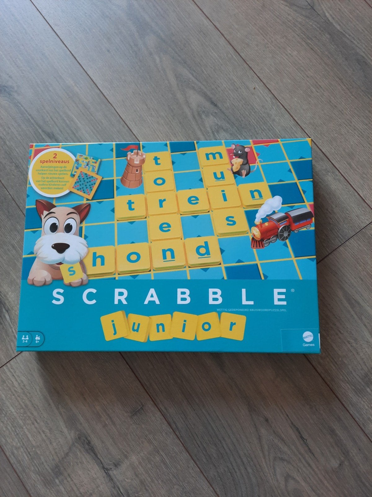 Scrabble Junior - Zo goed als nieuw, Hobby en Vrije tijd, Gezelschapsspellen | Bordspellen, Drie of vier spelers, Ophalen, Zo goed als nieuw