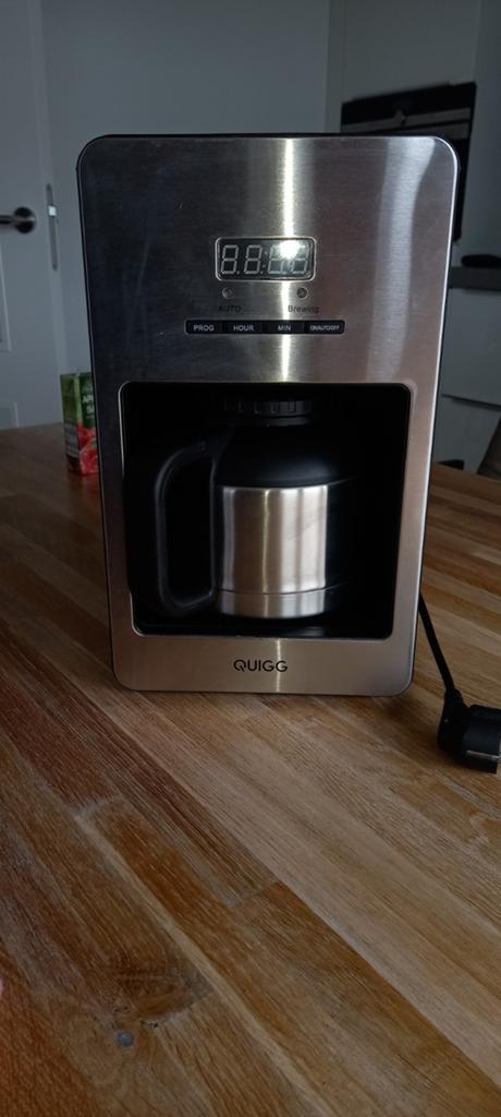 quigg koffiezetapparaat, Witgoed en Apparatuur, Koffiezetapparaten, Ophalen, Koffiemachine, Gemalen koffie, Zo goed als nieuw