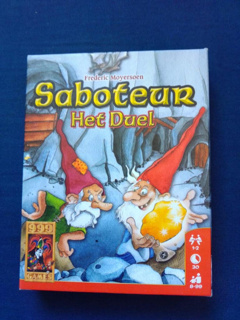 Saboteur het duel, 999 games, Een of twee spelers, Ophalen of Verzenden, Zo goed als nieuw, 999 Games