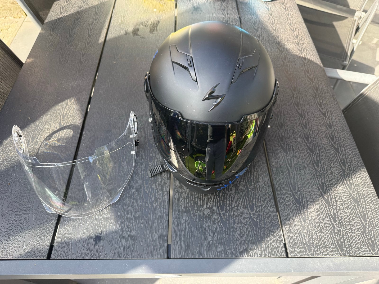 Scorpion exo helm (stickers makkelijk verwijderbaar), Ophalen