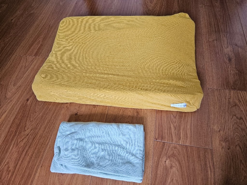 Verschoonkussen met 2 hoezen, Ophalen of Verzenden, Gebruikt