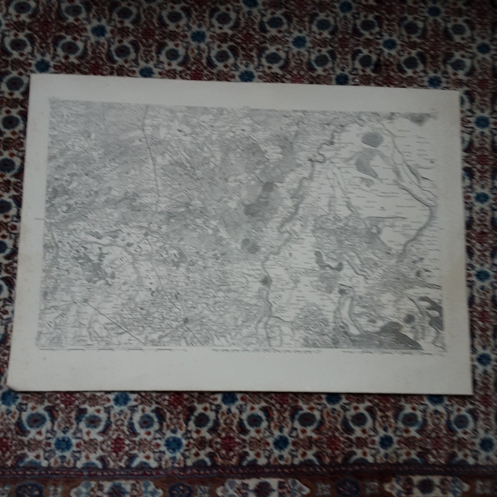 Historische kaart, schaal 1:86400, Zuid Nederland, Gelezen, Voor 1800, Ophalen of Verzenden, Landkaart