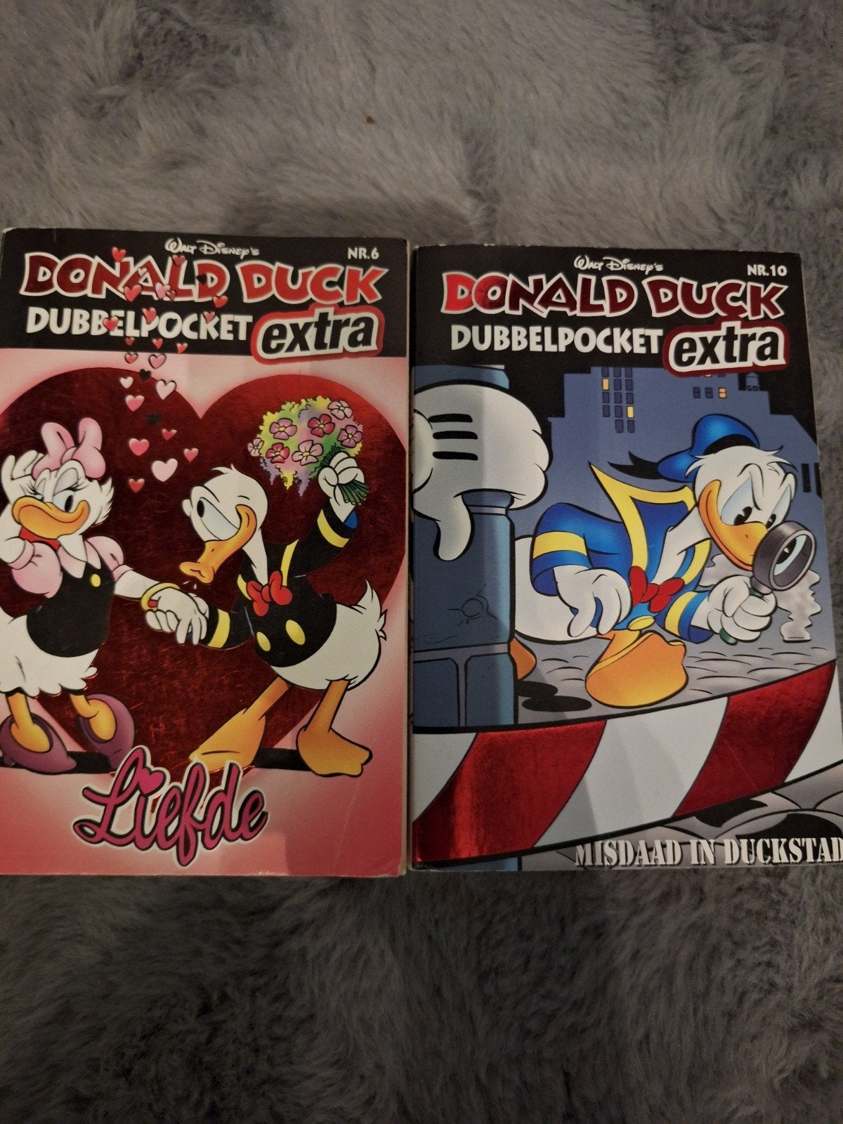 Donald Duck Dubbelpocket Extra - Liefde & Misdaad, Meerdere stripboeken, Ophalen, Gelezen