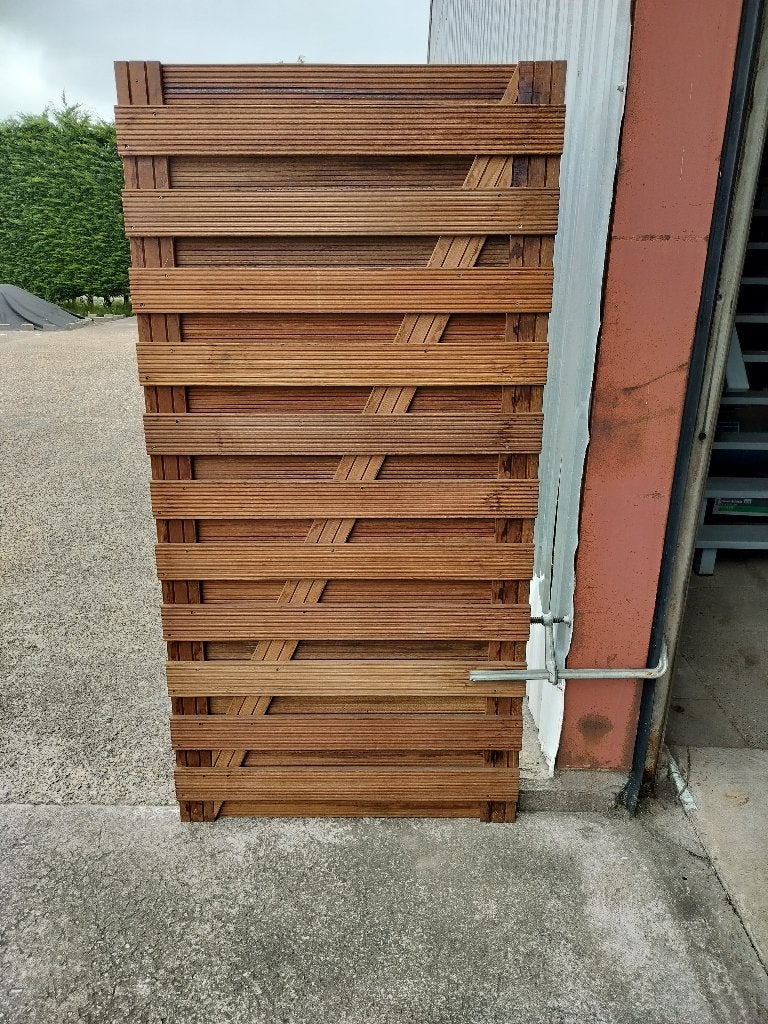 Poort hardhout, Tuin en Terras, Ophalen, Minder dan 100 cm, Nieuw, Draaipoort