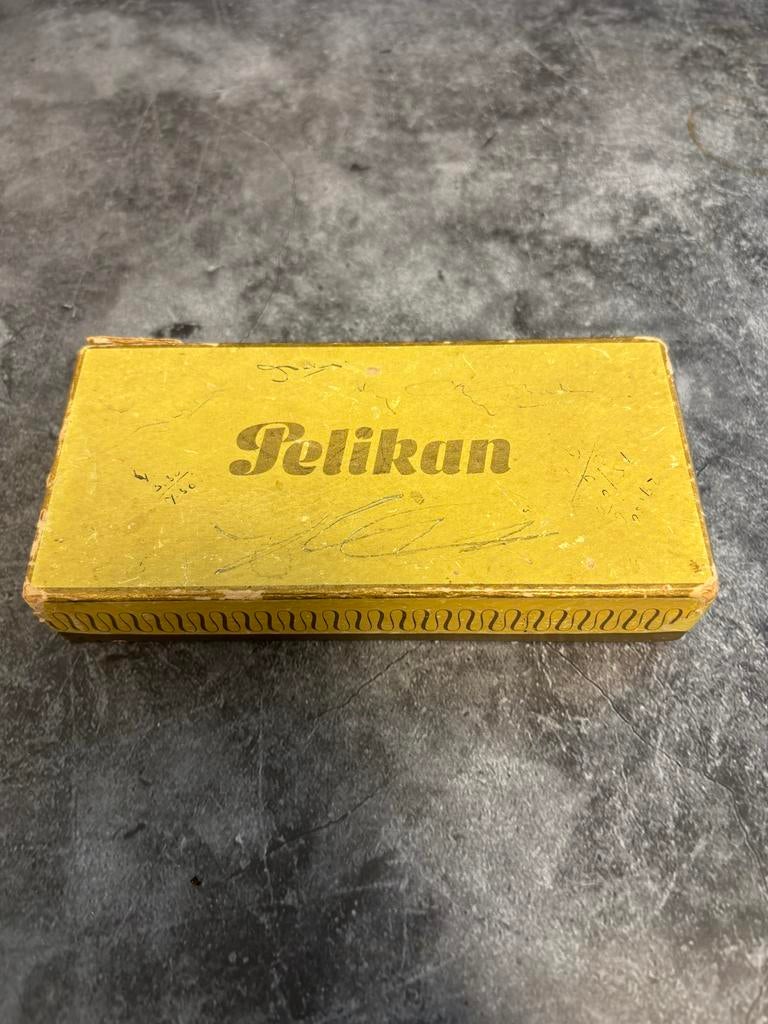 Vintage Pelikan Pennenset - Vulpen & Vulpotlood in Doosje, Overige merken, Pennenset, Gebruikt, Met doosje