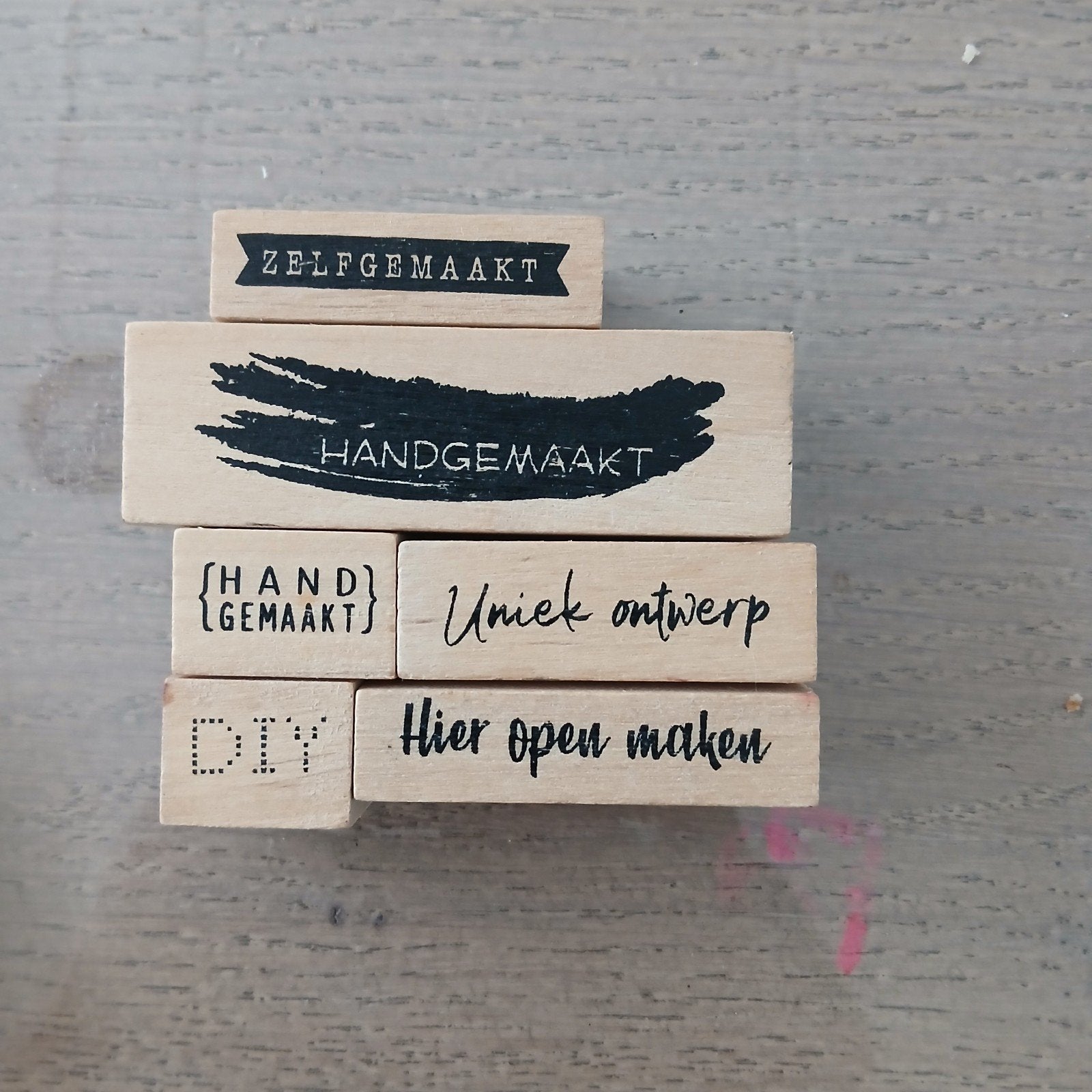 houten stempels, Ophalen of Verzenden, Houten stempel