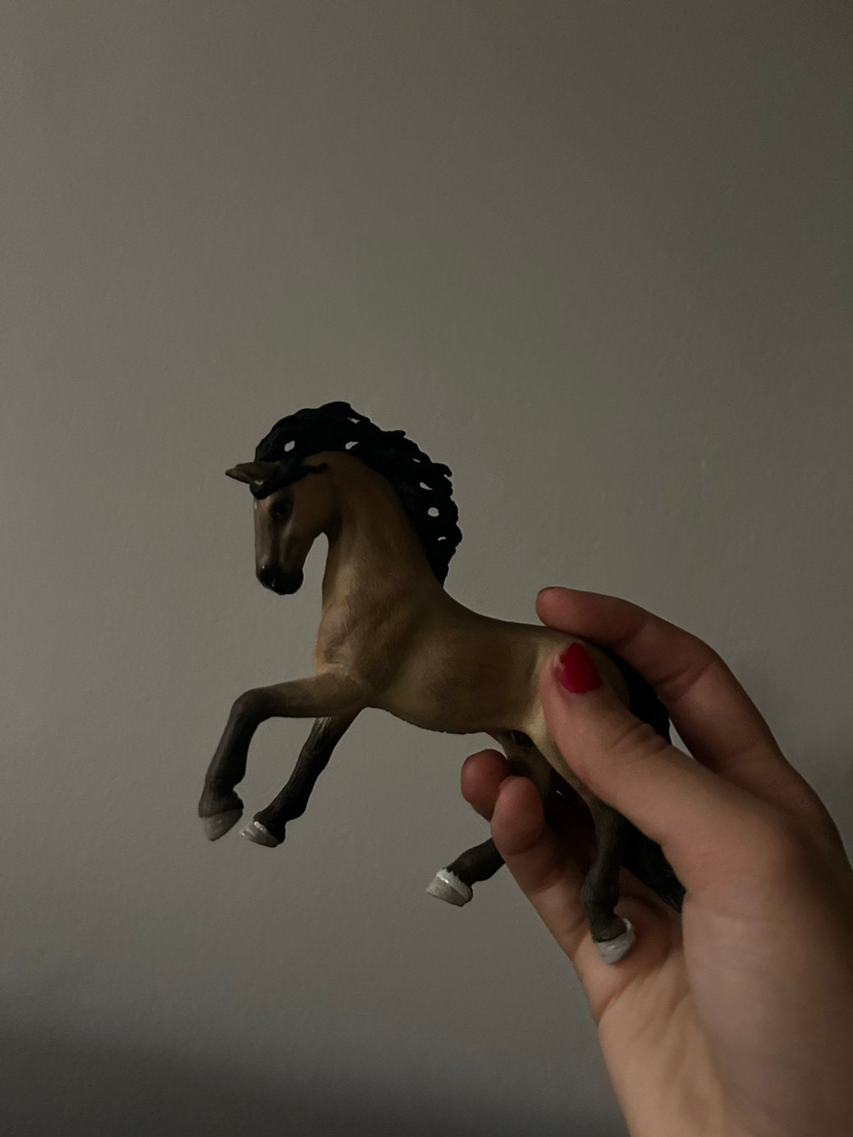 Schleich repaint gereserveerd, Verzamelen, Ophalen of Verzenden, Zo goed als nieuw, Paard, Beeldje of Figuurtje