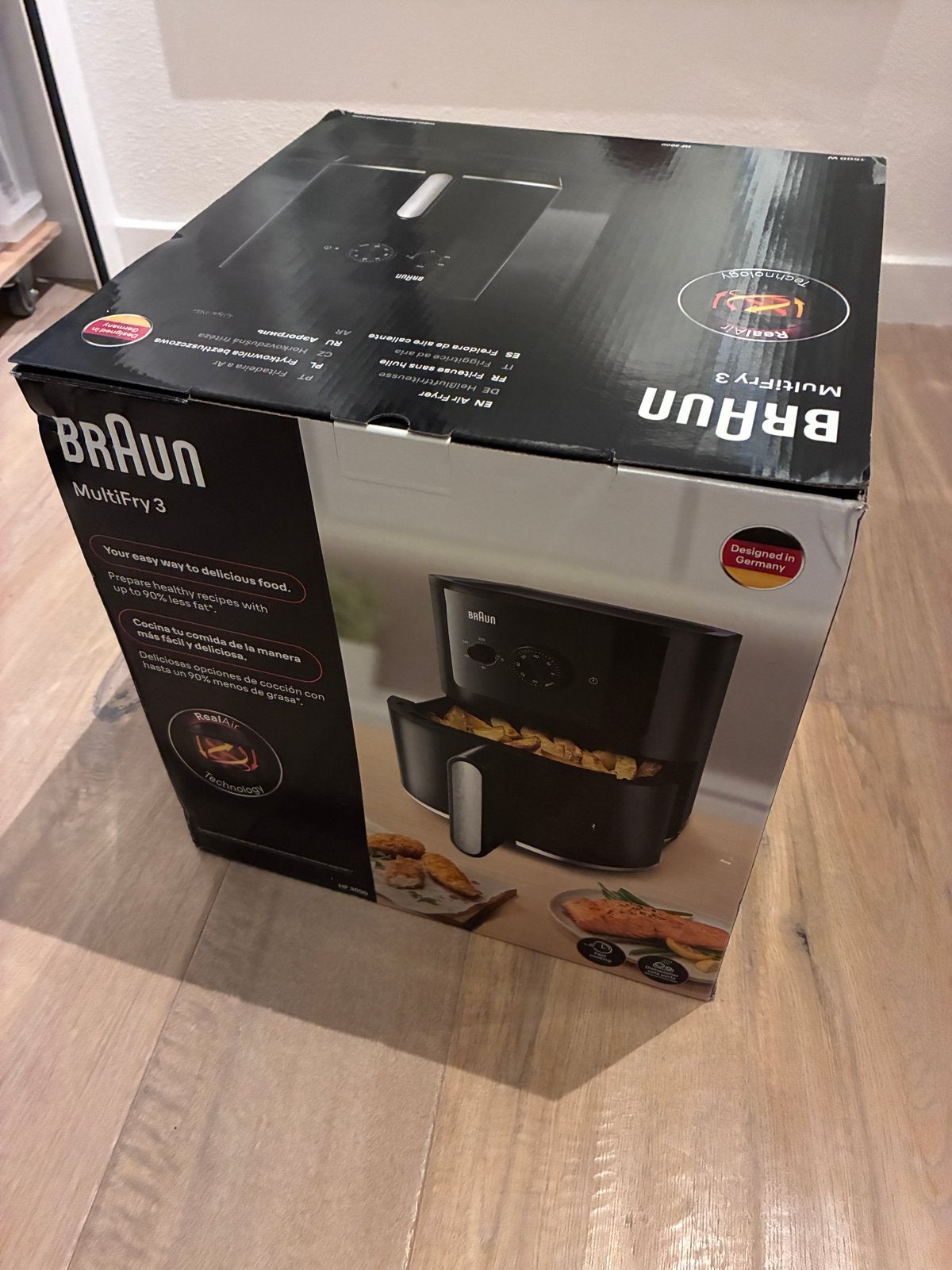 Braun MultiFry 3 Airfryer - HF3000IBK - Nieuw in doos, Witgoed en Apparatuur, Frituurpannen, 2 tot 3 liter, Ophalen of Verzenden