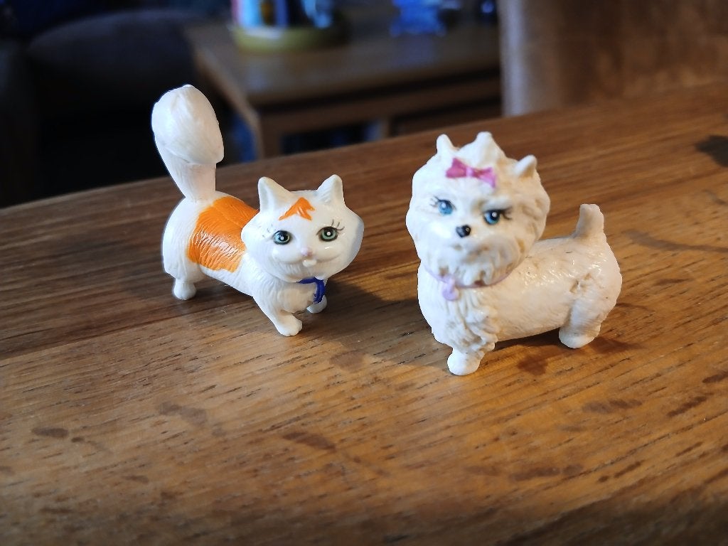 Polly Pocket kat en hond, Ophalen of Verzenden, Gebruikt