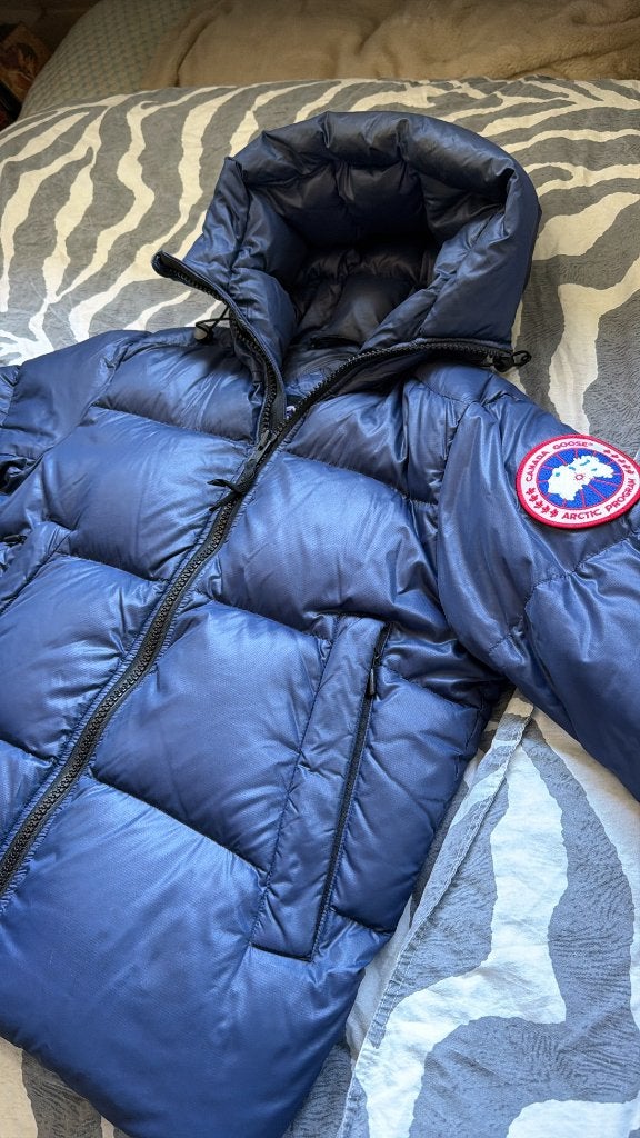 Canada Crofton Puffer – Navy – Maat M – Nieuwstaat, Canada Goose, Ophalen of Verzenden, Zo goed als nieuw, Maat 48/50 (M)