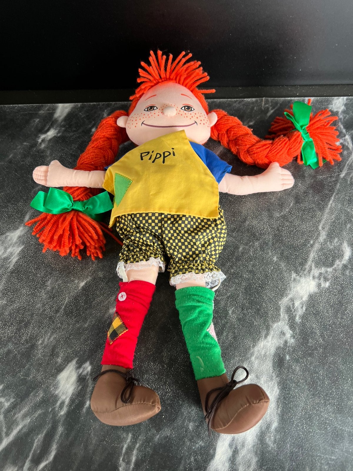 Pippi Langkous pop knuffel, Ophalen of Verzenden, Zo goed als nieuw, Overige typen