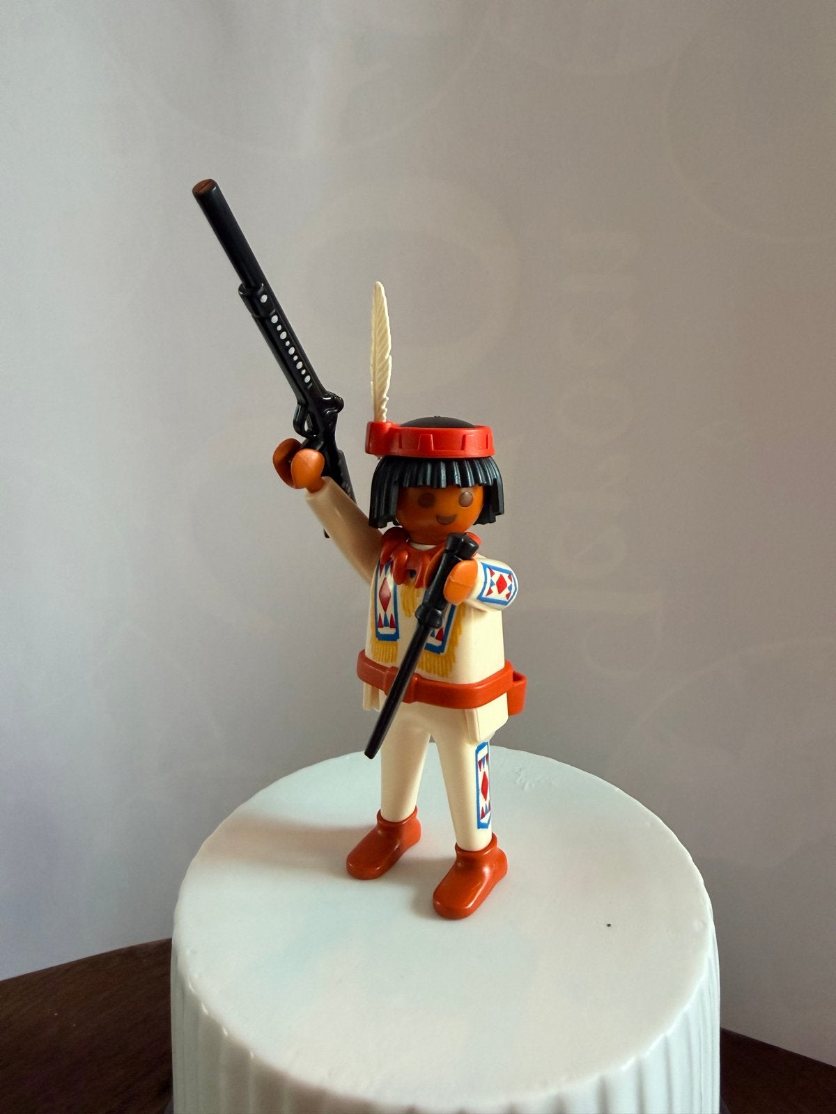 Playmobil 4504 Indiaan - Vintage figuur met geweer, Gebruikt, Historisch, Figuren, Complete set