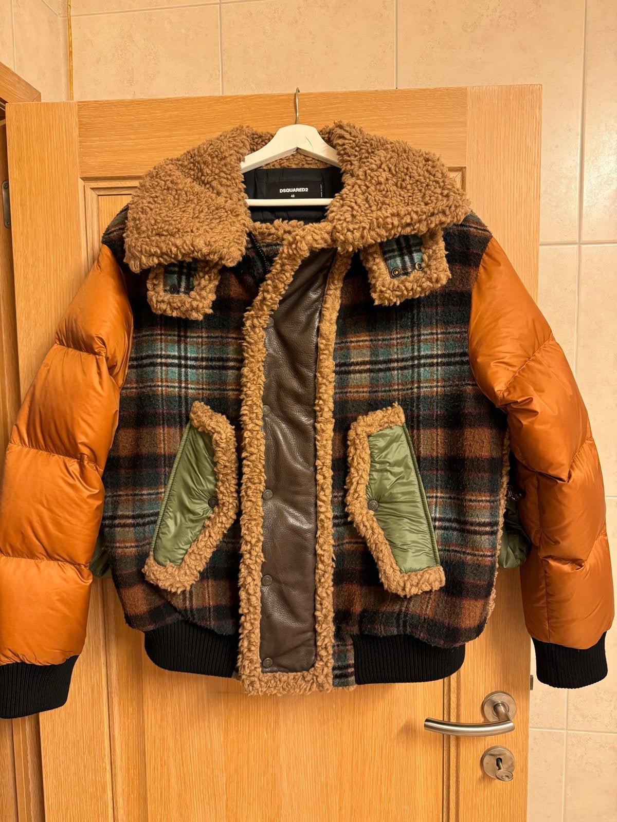 Dsquared2 Unieke Bomberjack - Maat 48 (valt als 50), Kleding | Heren, Ophalen of Verzenden, Zo goed als nieuw, Maat 48/50 (M)