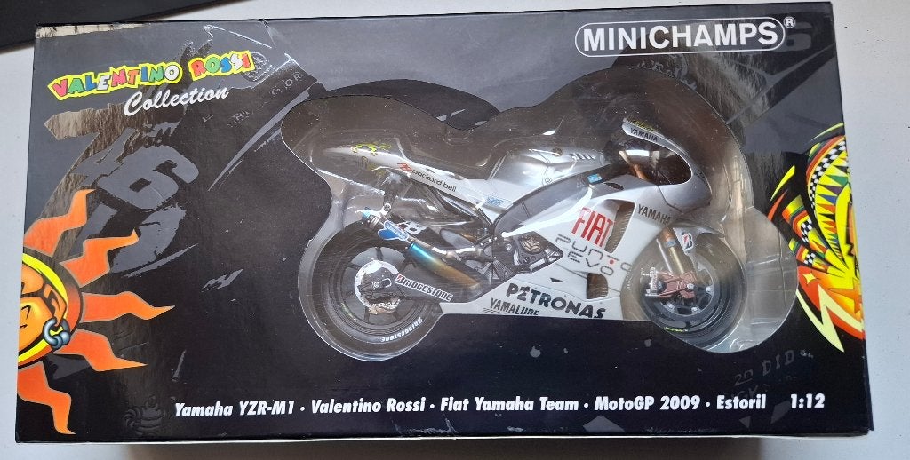 1/12 YZR-M1 Valentino Rossi uit 2009, Verzenden, Nieuw, 1:9 t/m 1:12, Motor