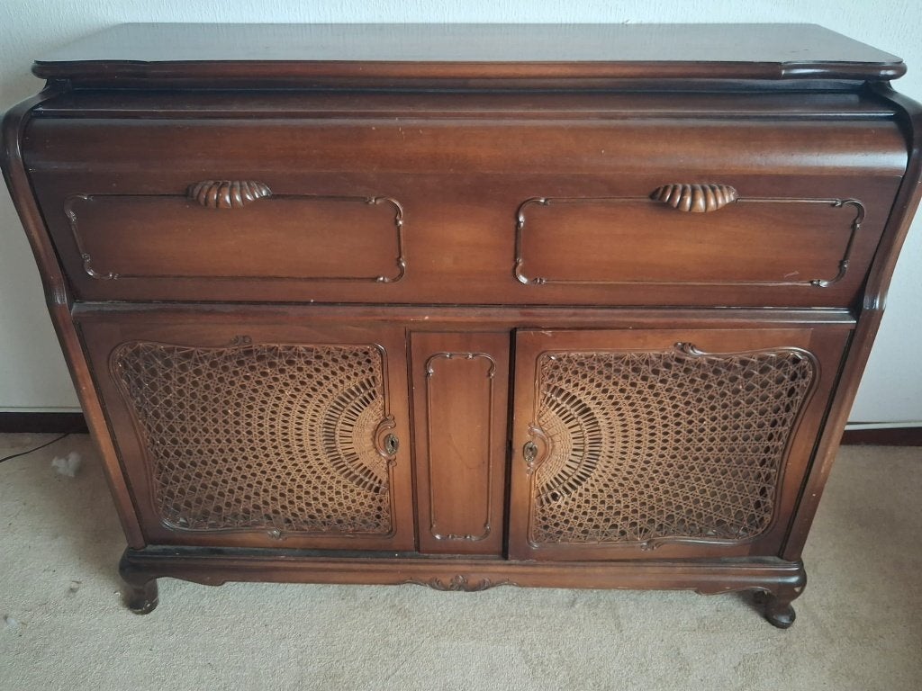 Vintage Ilse Radio Meubel dual Platenspeler platenwisselaar, Ophalen of Verzenden