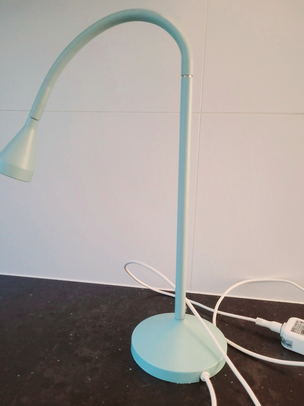 IKEA Kinder Bureaulamp - Turquoise, Flexibele Hals, Ophalen, Bureaulamp, Groen, E14 (klein)