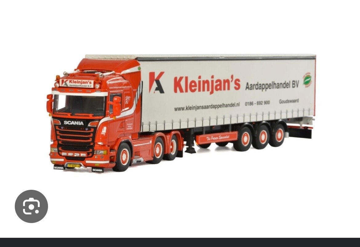 Gezocht: WSI Model Kleinjan's Scania, 1:32 tot 1:50, Zo goed als nieuw, Truck, Ophalen