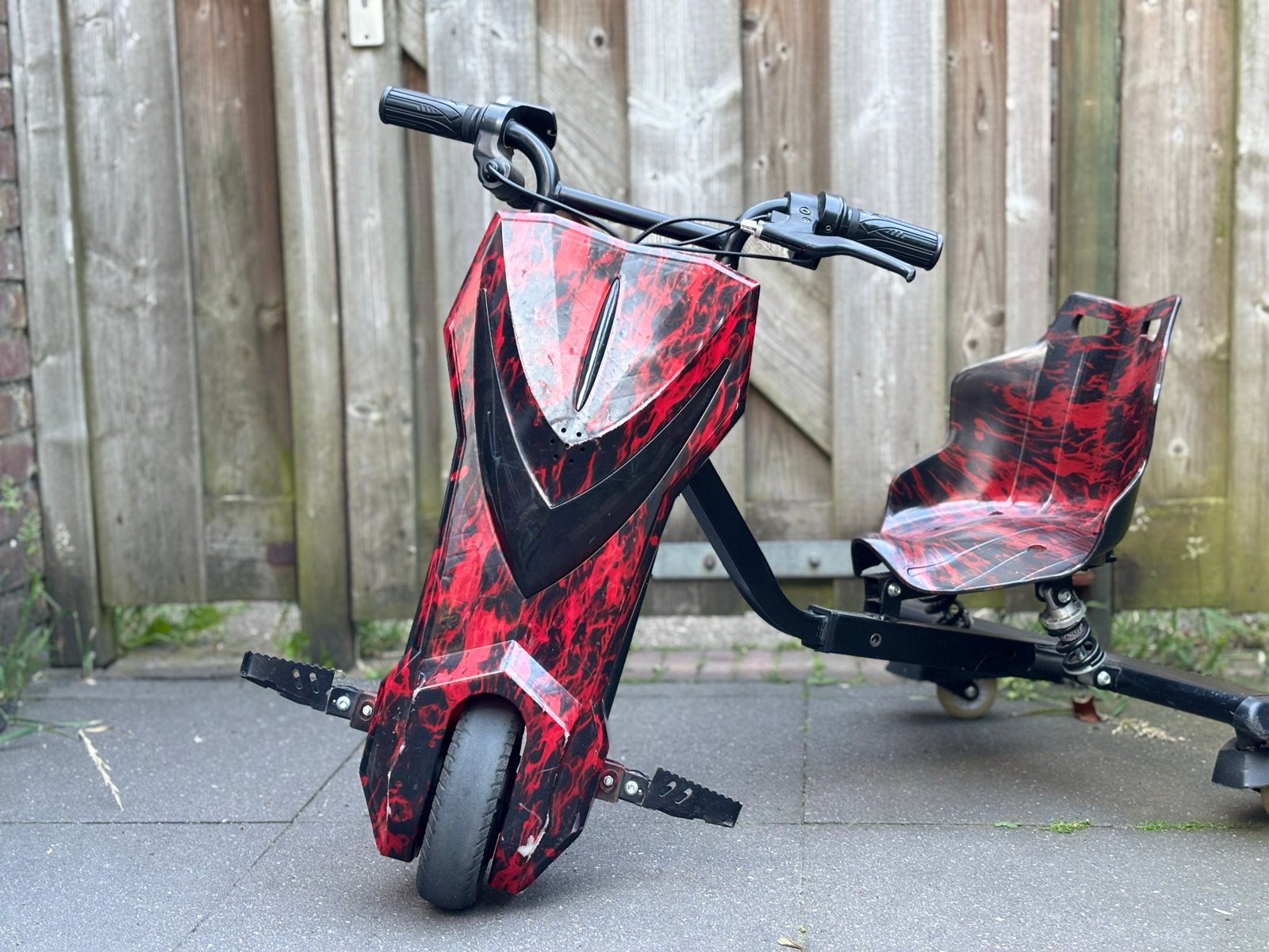 Elektrische Drift Trike - Rood/Zwart, Ophalen, Gebruikt