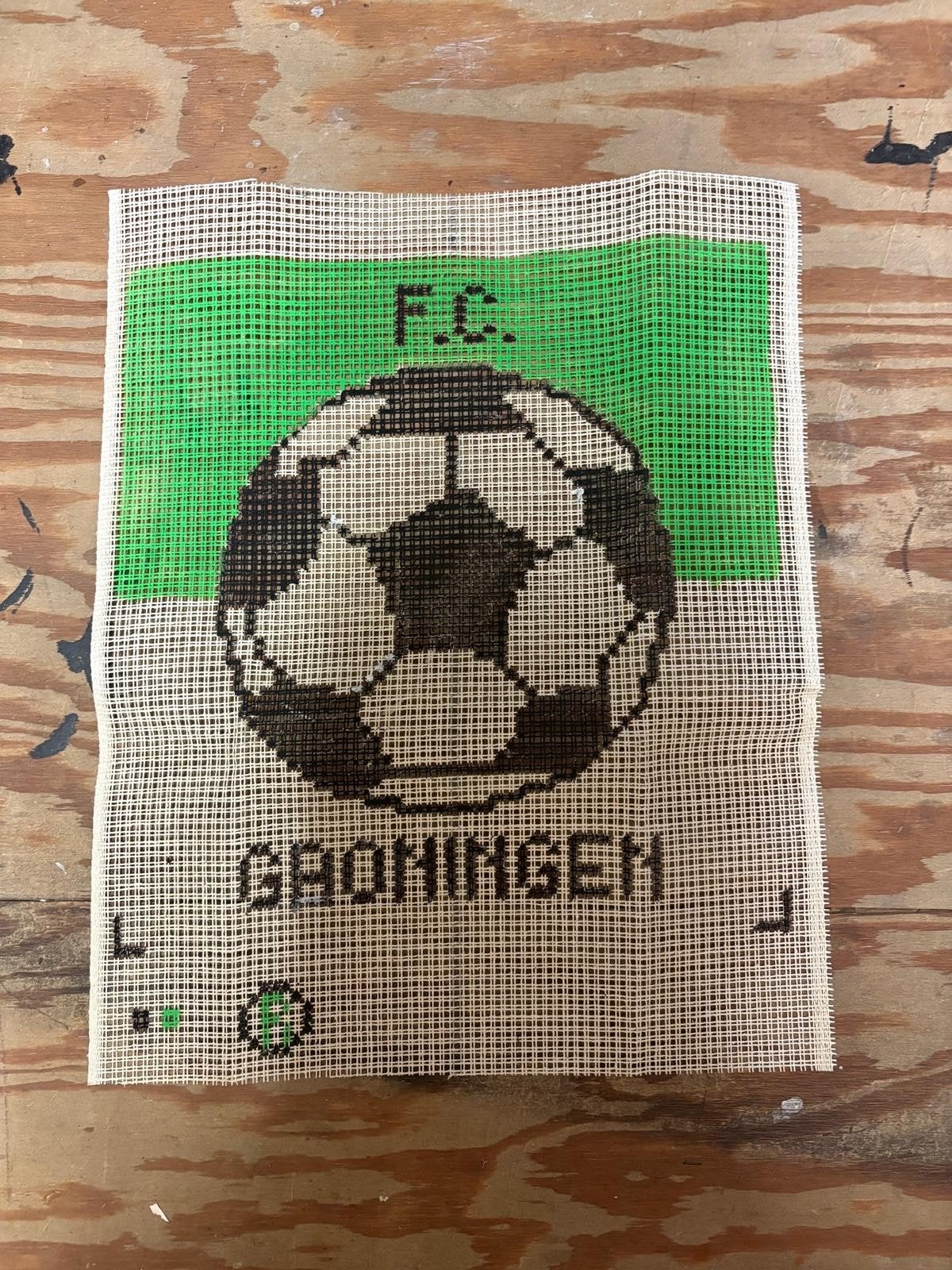 Borduurwerk FC Groningen - Voetbalclub Logo, Ophalen of Verzenden, Gebruikt