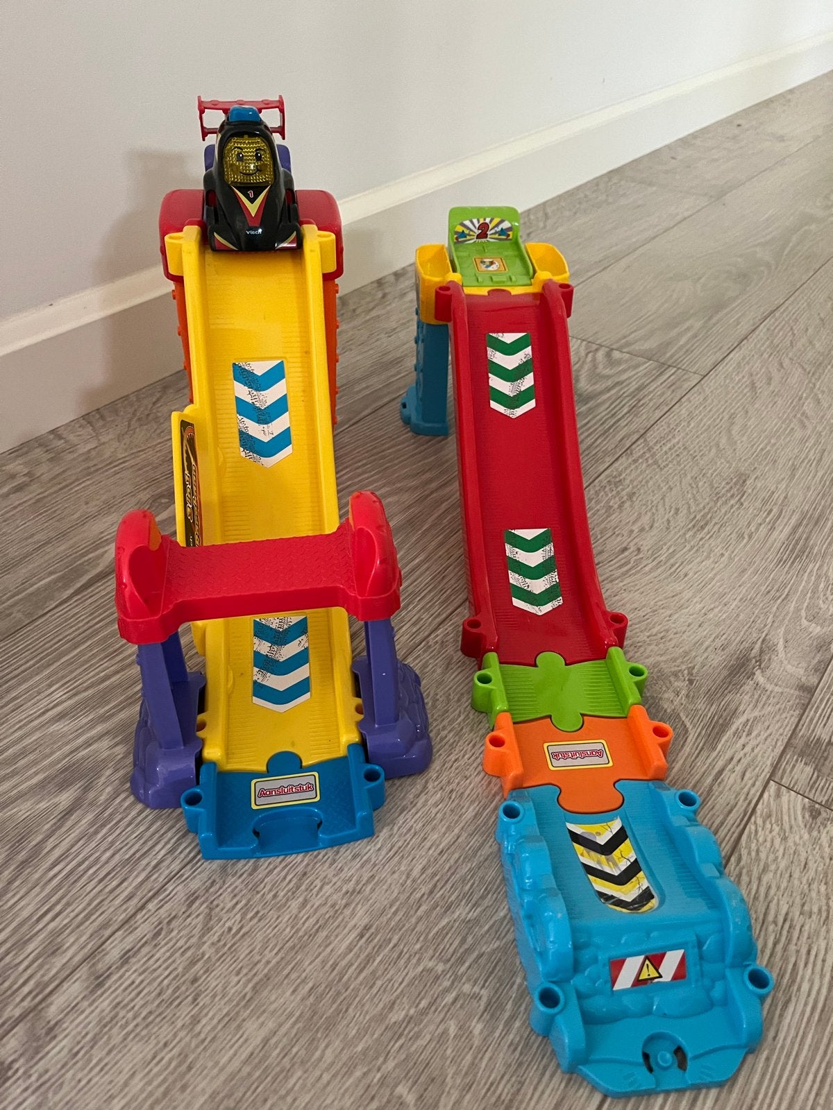 VTech Toet Toet Auto's 3-in-1 Racebaan - Zo goed als nieuw, Racebaan, Zo goed als nieuw, Handmatig, Ophalen