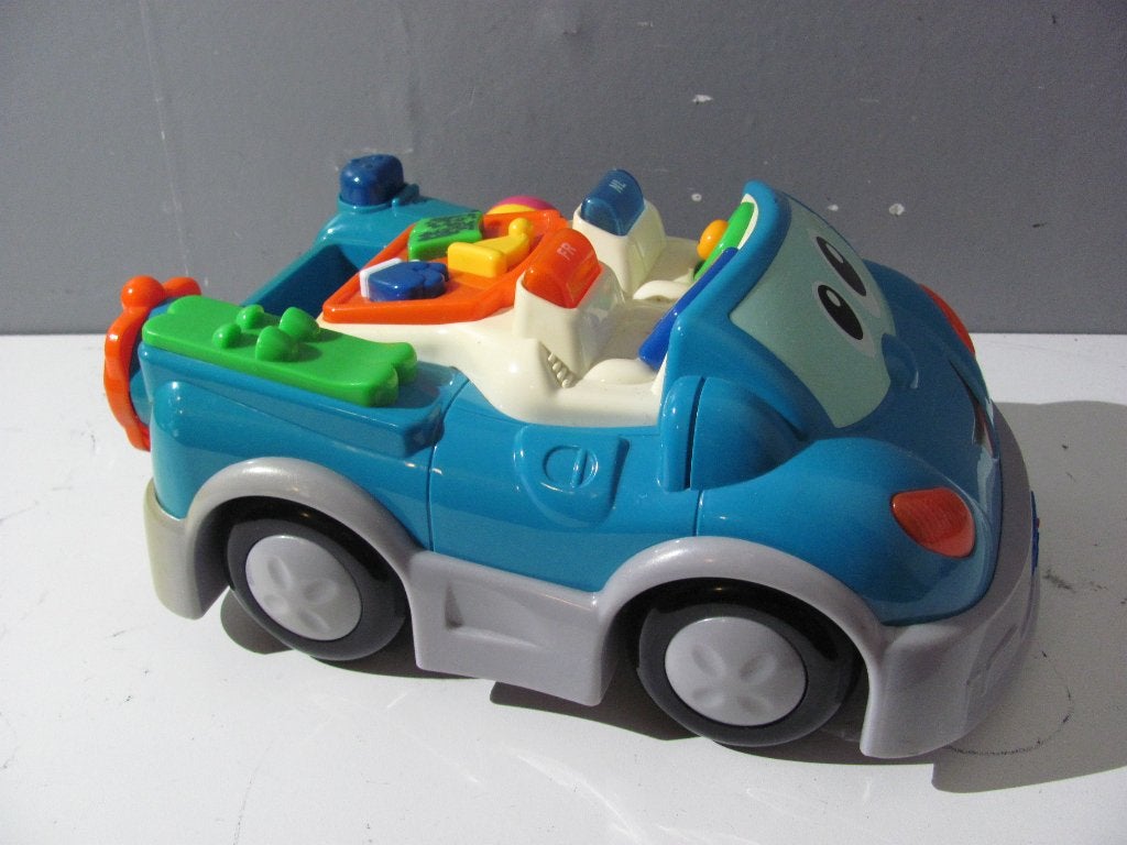 Chicco auto met diverse geluiden en woorden leren, Ophalen of Verzenden, Zo goed als nieuw, Taal en Lezen, Met geluid