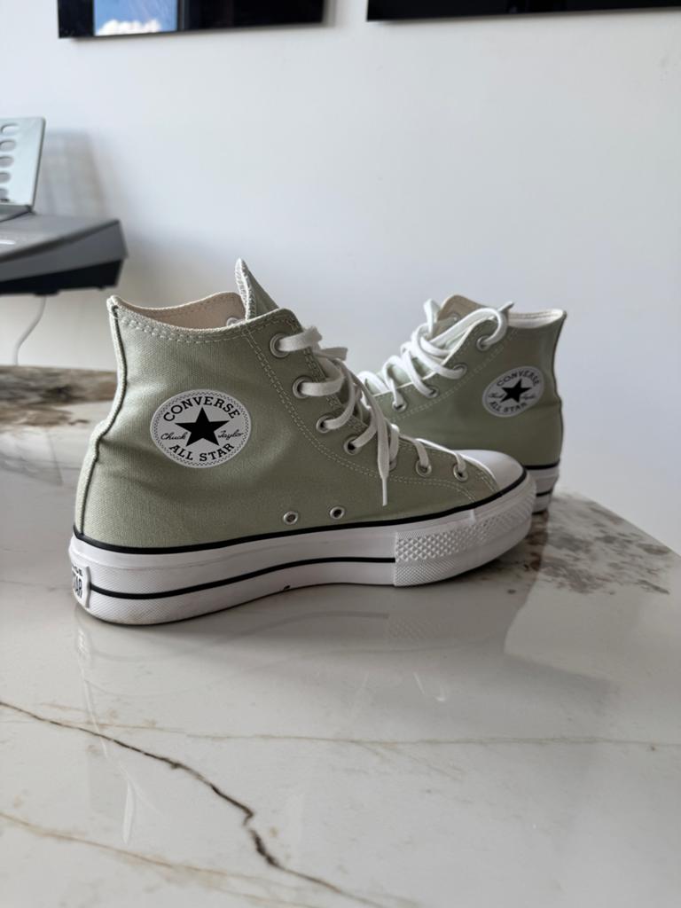 Converse All Star schoenen - Lichtgroen maat 41, Ophalen, Zo goed als nieuw, Groen, Sneakers of Gympen