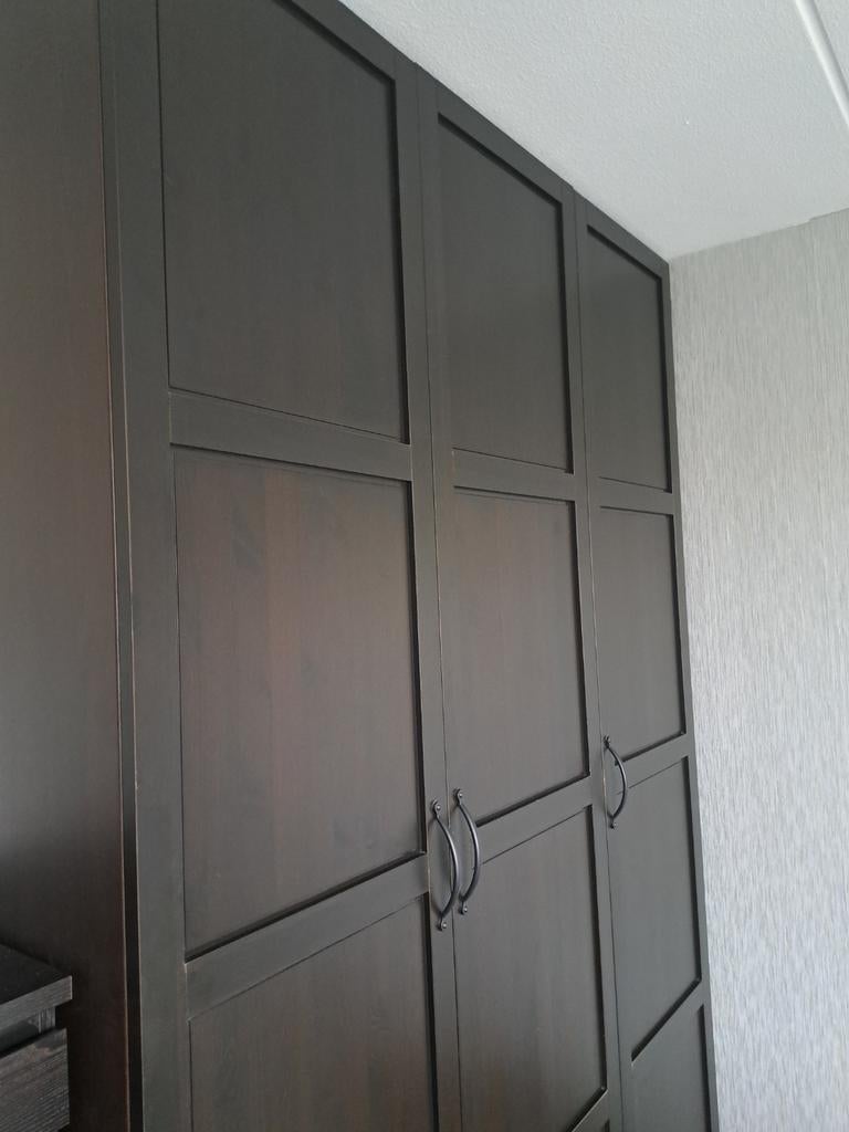 3 IKEA Pax Kastdeuren - Bruin Zwart, Huis en Inrichting, Kasten | Kledingkasten, Ophalen, Gebruikt, 100 tot 150 cm, 200 cm of meer