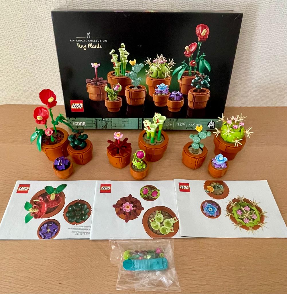LEGO Icons set 10329 Botanicals Miniplantjes, Lego, Compleet, Ophalen of Verzenden, Zo goed als nieuw